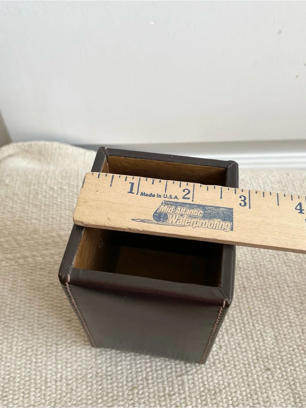 T Anthony Leather Letter Paper Organizer And Leather Pen Box ITALY